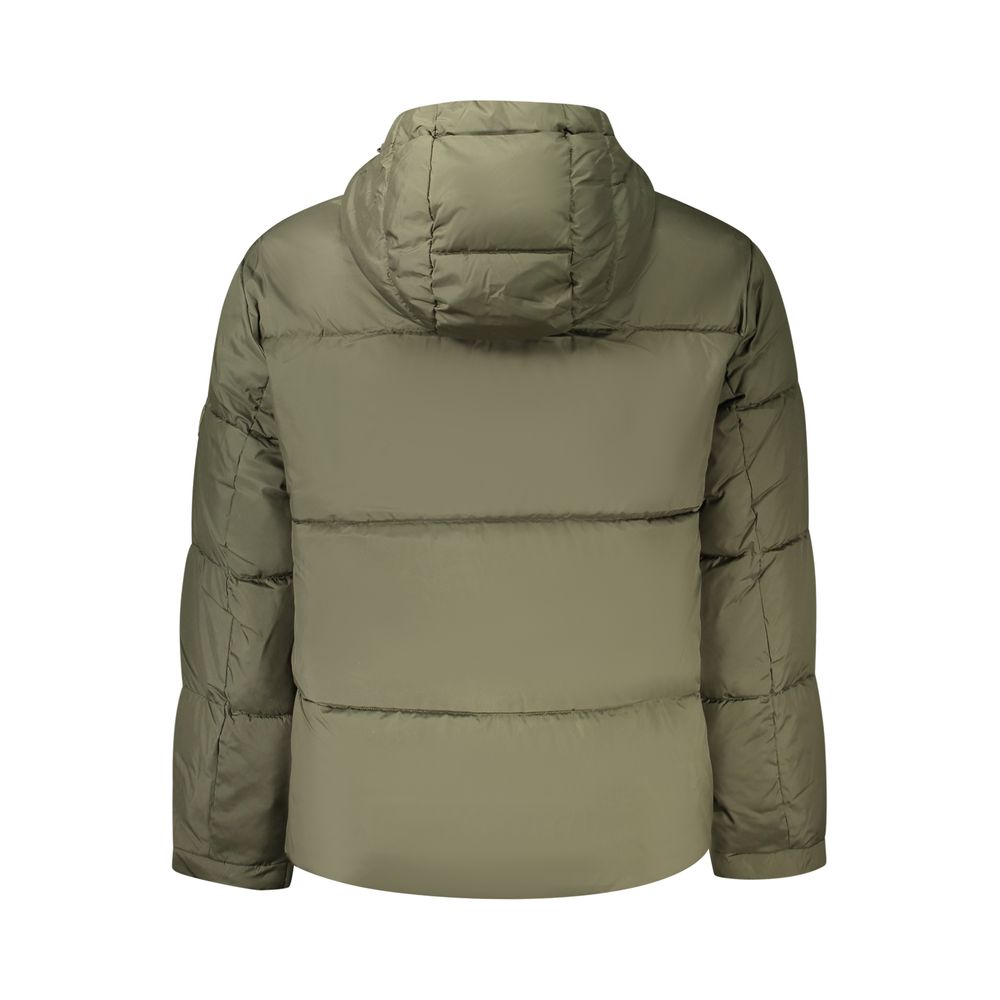 Green Pepe Jeans quilted polyester jacket for men