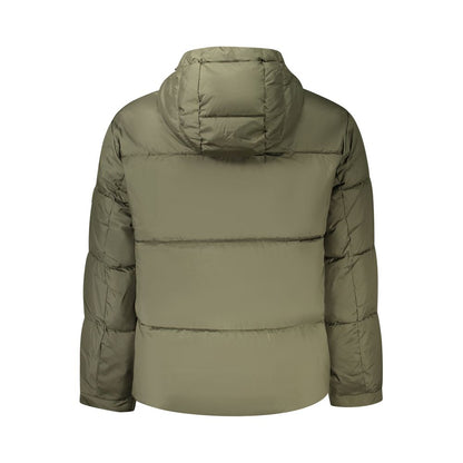 Green Pepe Jeans quilted polyester jacket for men
