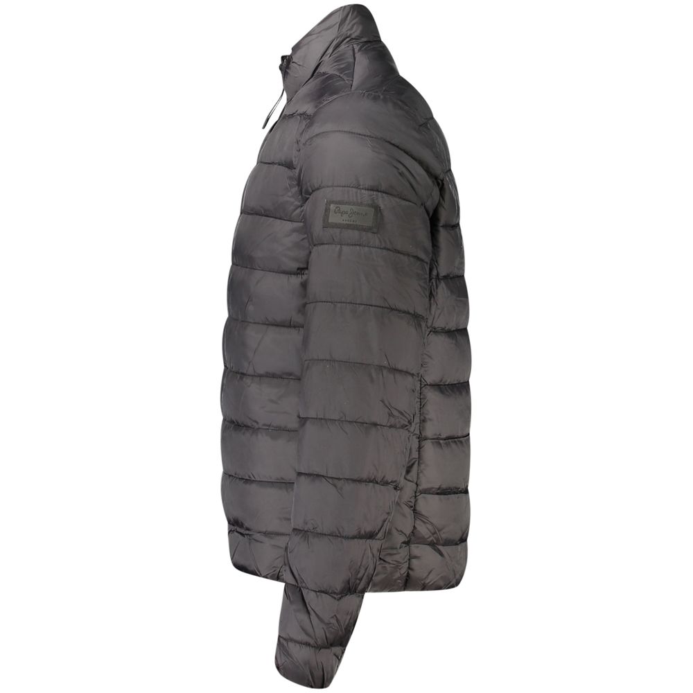 Pepe Jeans black polyamide puffer jacket
