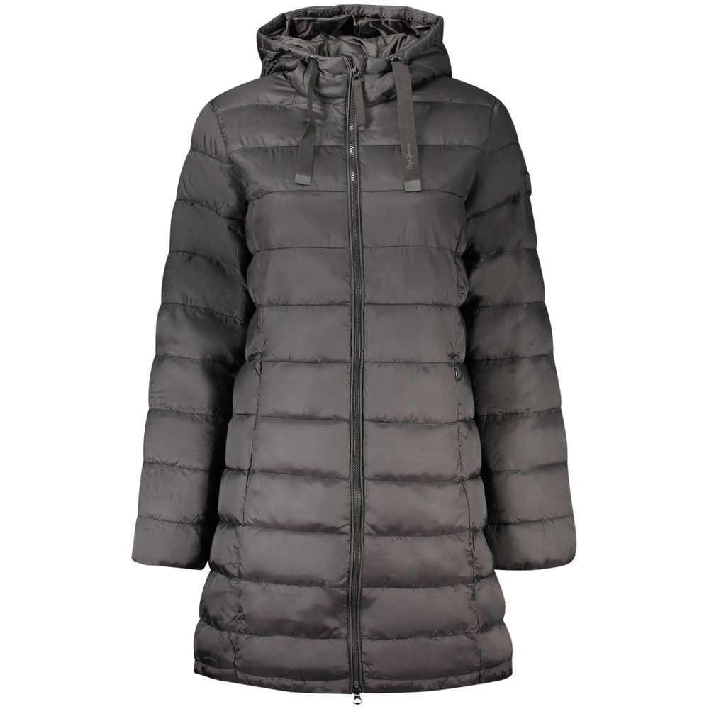 Pepe Jeans black nylon jacket for women