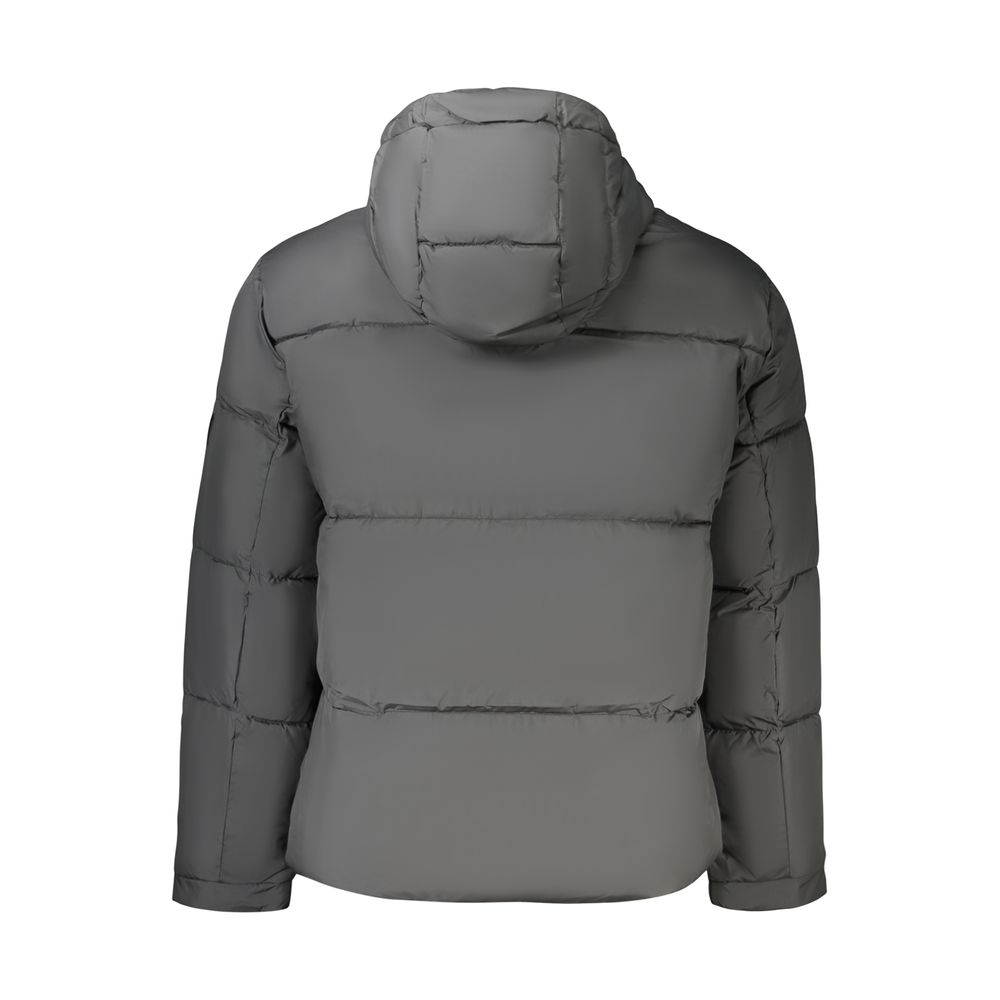 Pepe Jeans black polyester puffer jacket