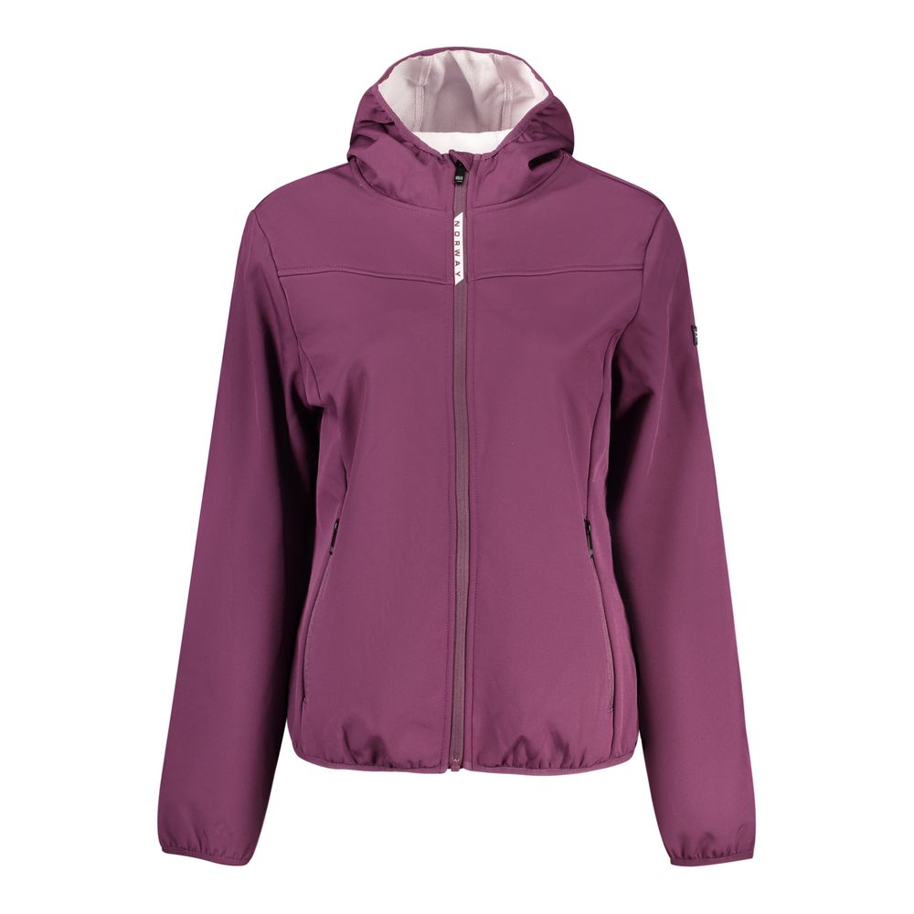 Purple Norway 1963 polyester jacket for women