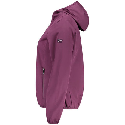 Purple Norway 1963 polyester jacket for women