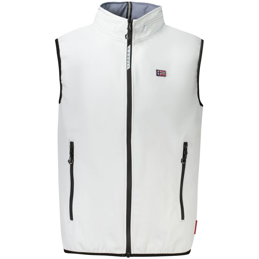 Grey NORWAY 1963 men's soft shell vest in polyester
