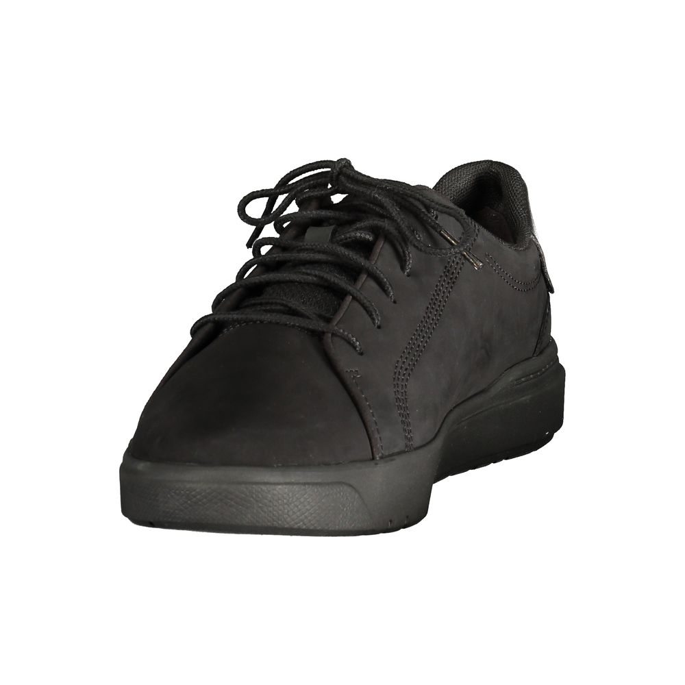 Black Timberland men's sneakers in polyester, leather and polyurethane