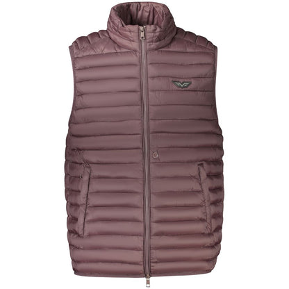 Purple Armata Di Mare sleeveless polyamide jacket for men