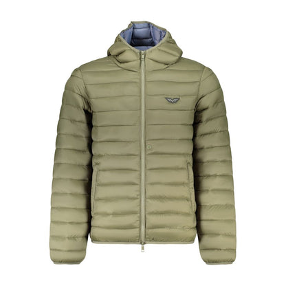 Armata Di Mare green polyamide jacket for men