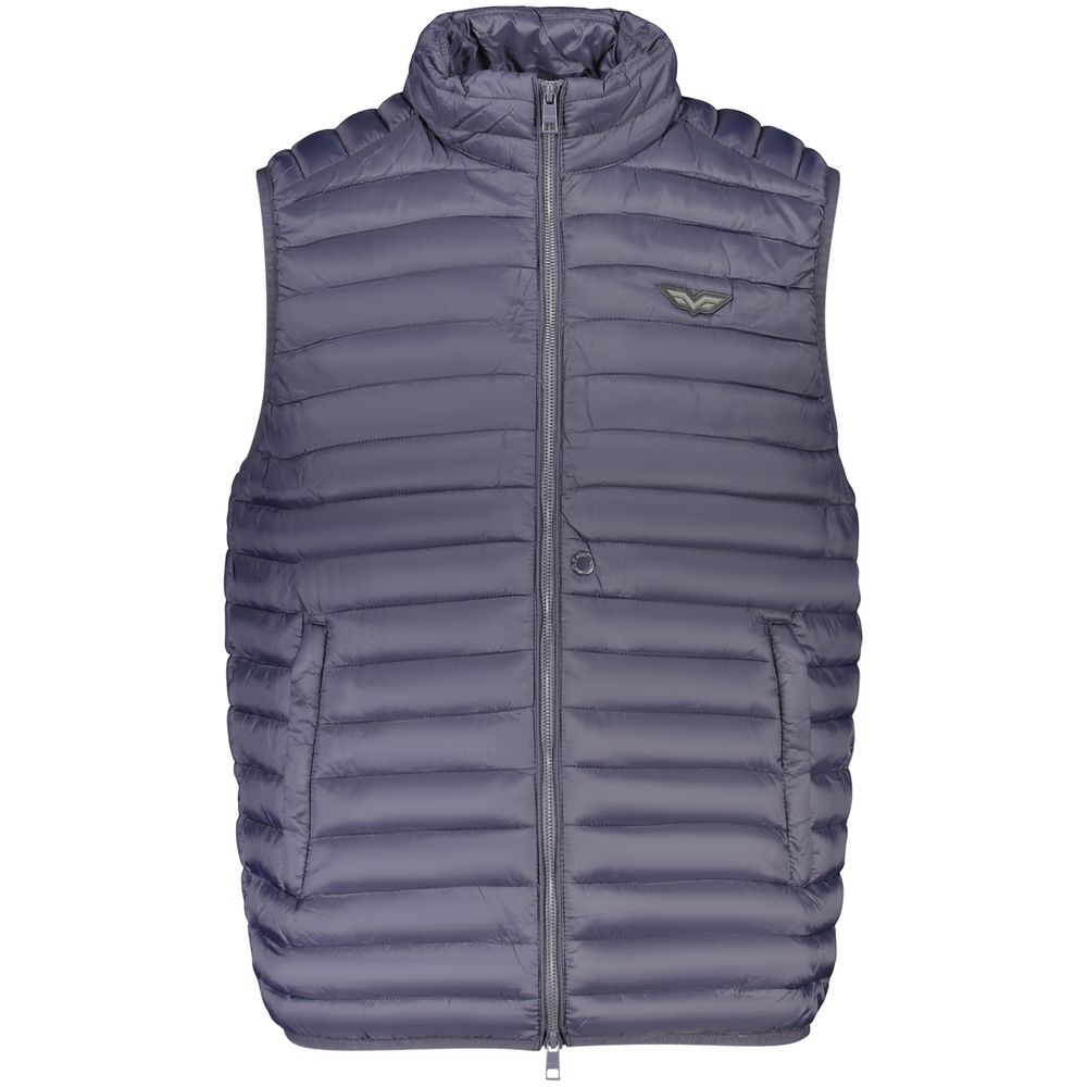 Armata di Mare Blue Sleeveless Polyamide Jacket