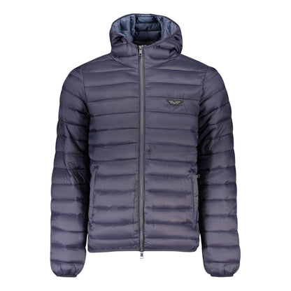 Blue Armata Di Mare full-length polyamide jacket