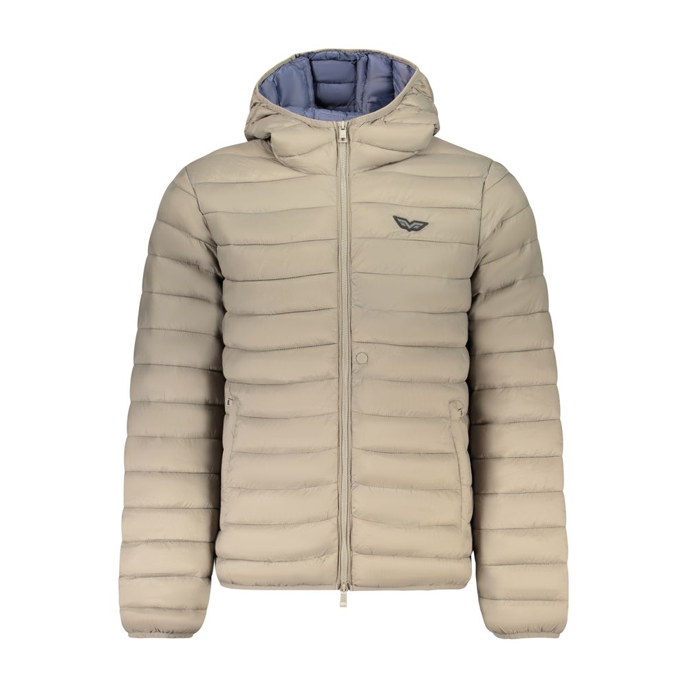 Gray Armata Di Mare polyamide jacket with hood