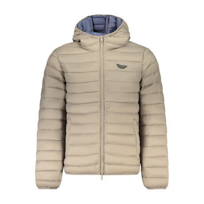 Gray Armata Di Mare polyamide jacket with hood
