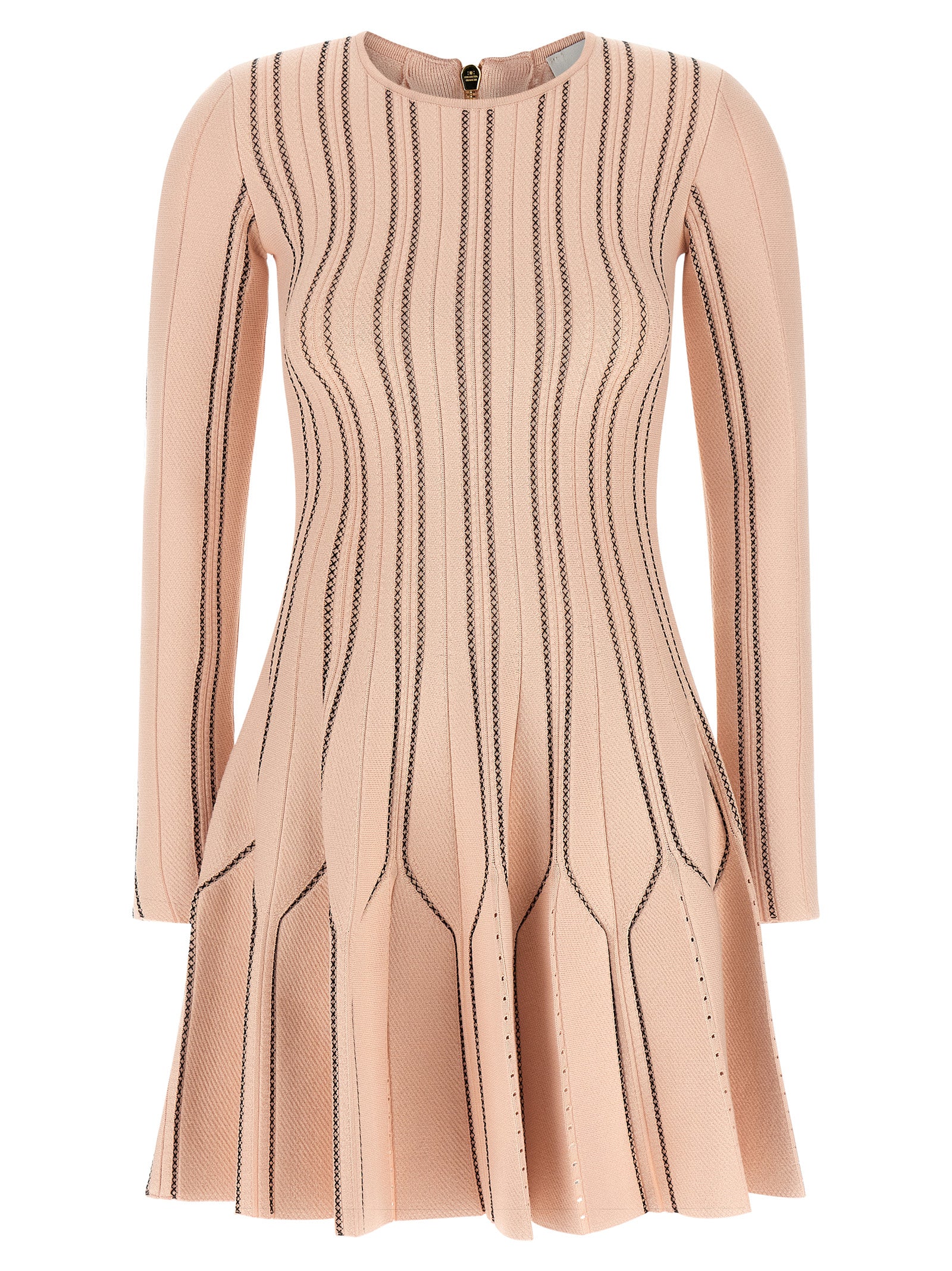 Elisabetta Franchi Multicolor Viscose Short Dress