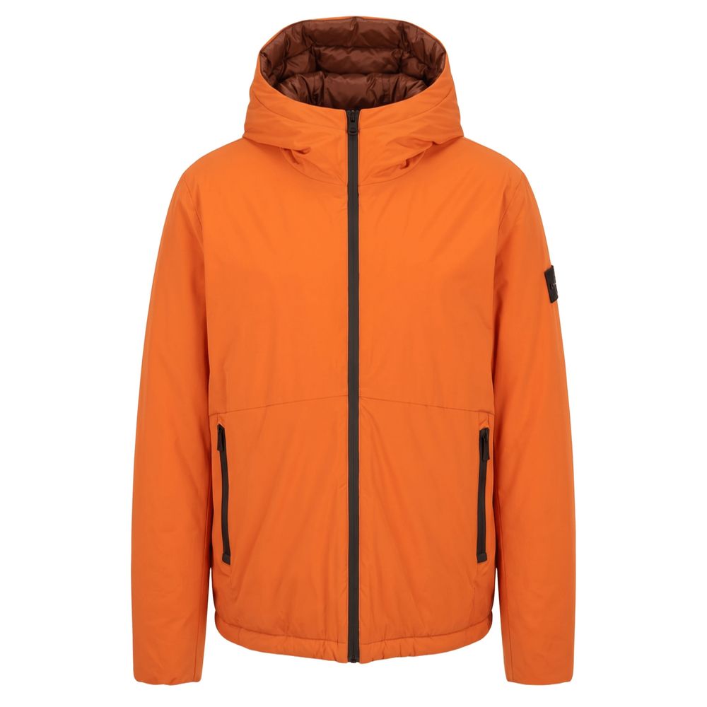 Baldinini Trend Orange Polyester Men Jacket