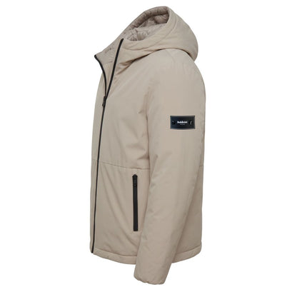 Baldinini Trend beige padded men's polyester jacket
