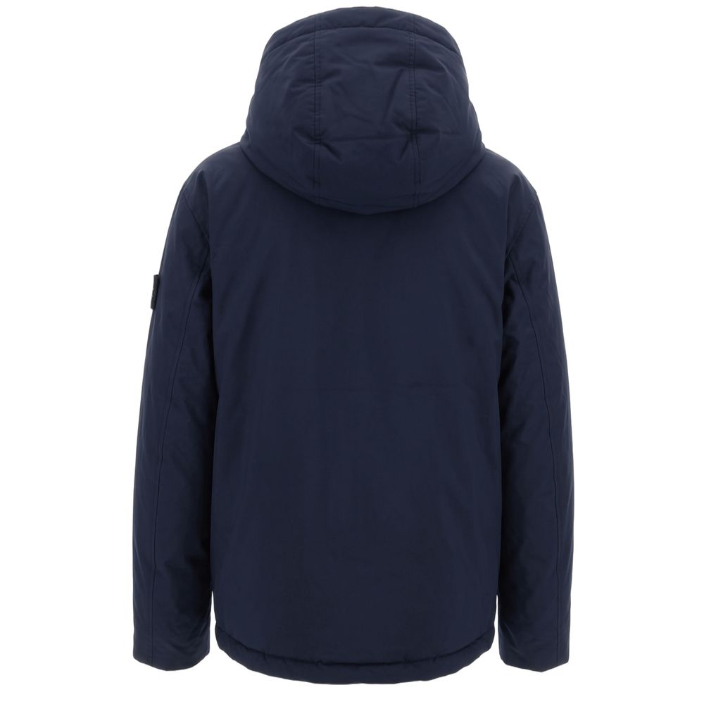 Blue Baldinini Trend padded polyester jacket