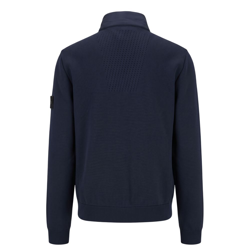 Blue Baldinini Trend polyester jacket for men