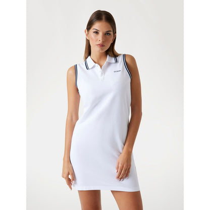 Guess white casual cotton dress