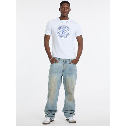 Guess Jeans white cotton T-shirt