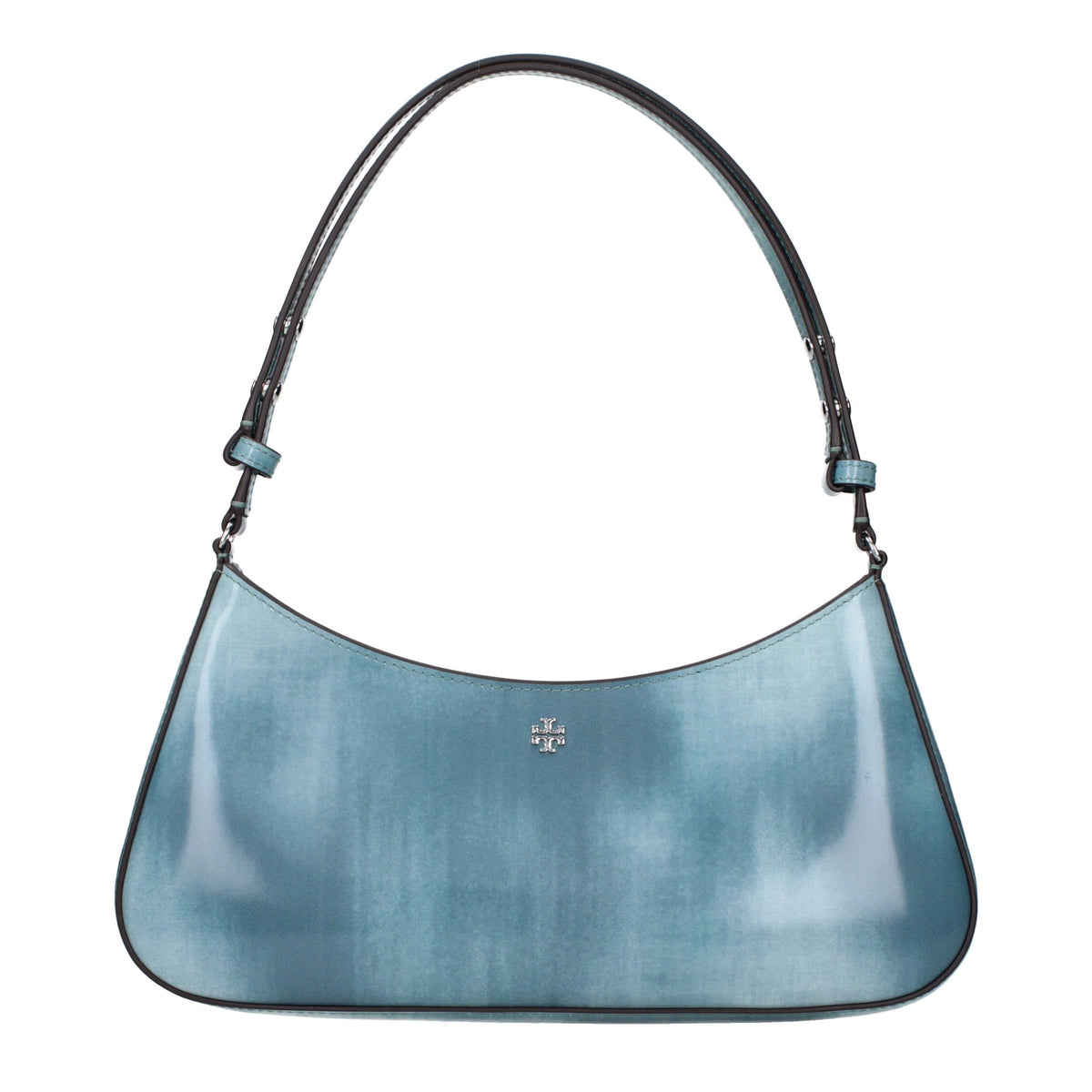 Tory Burch blue leather shoulder bag