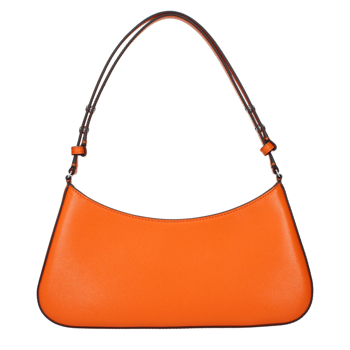 Orange Tory Burch leather shoulder bag