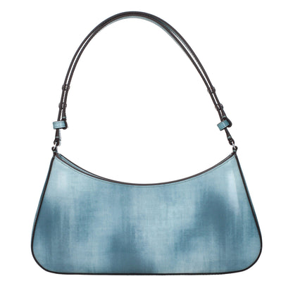Tory Burch blue leather shoulder bag
