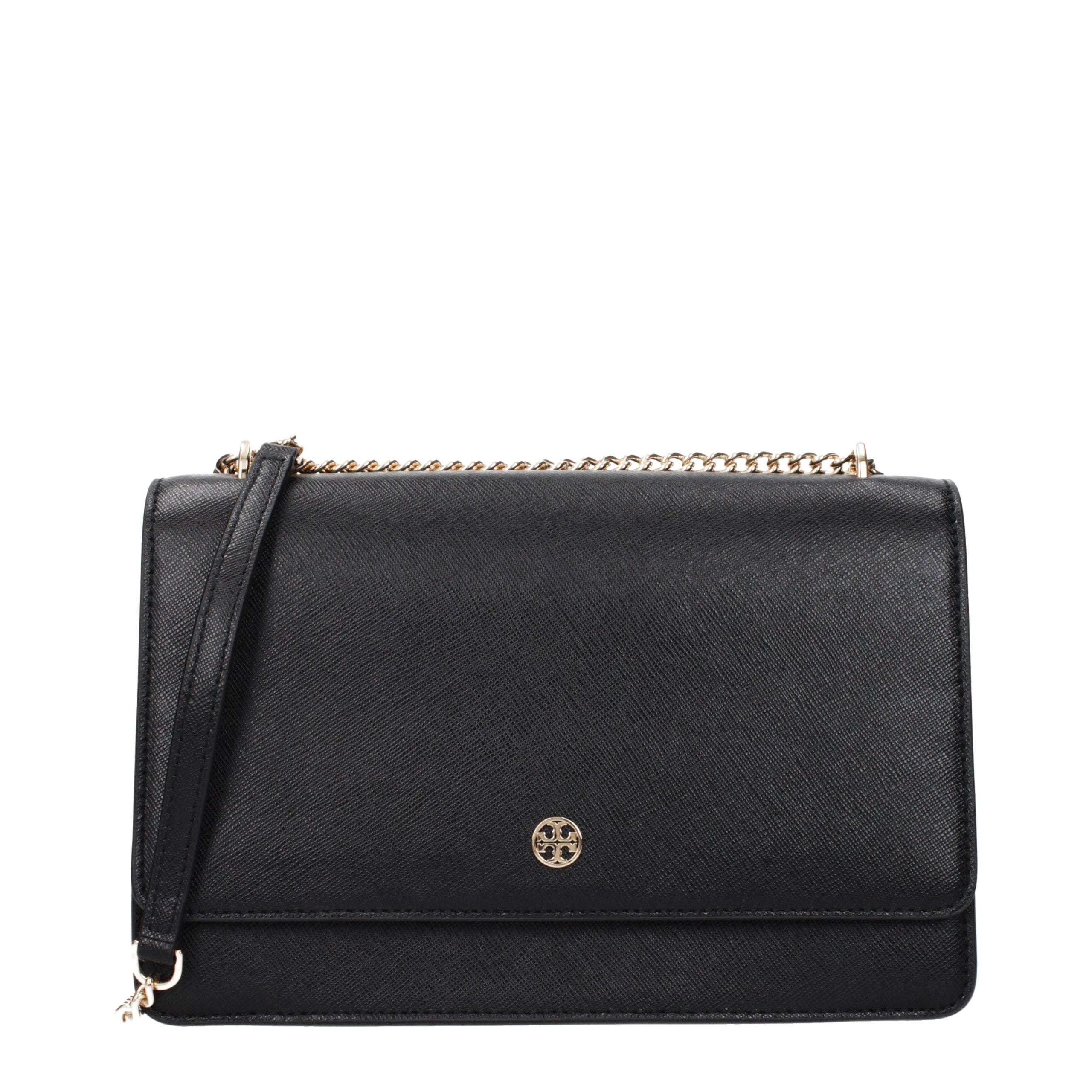 Tory Burch black leather crossbody bag