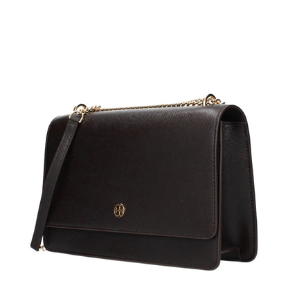 Tory Burch brown leather crossbody bag