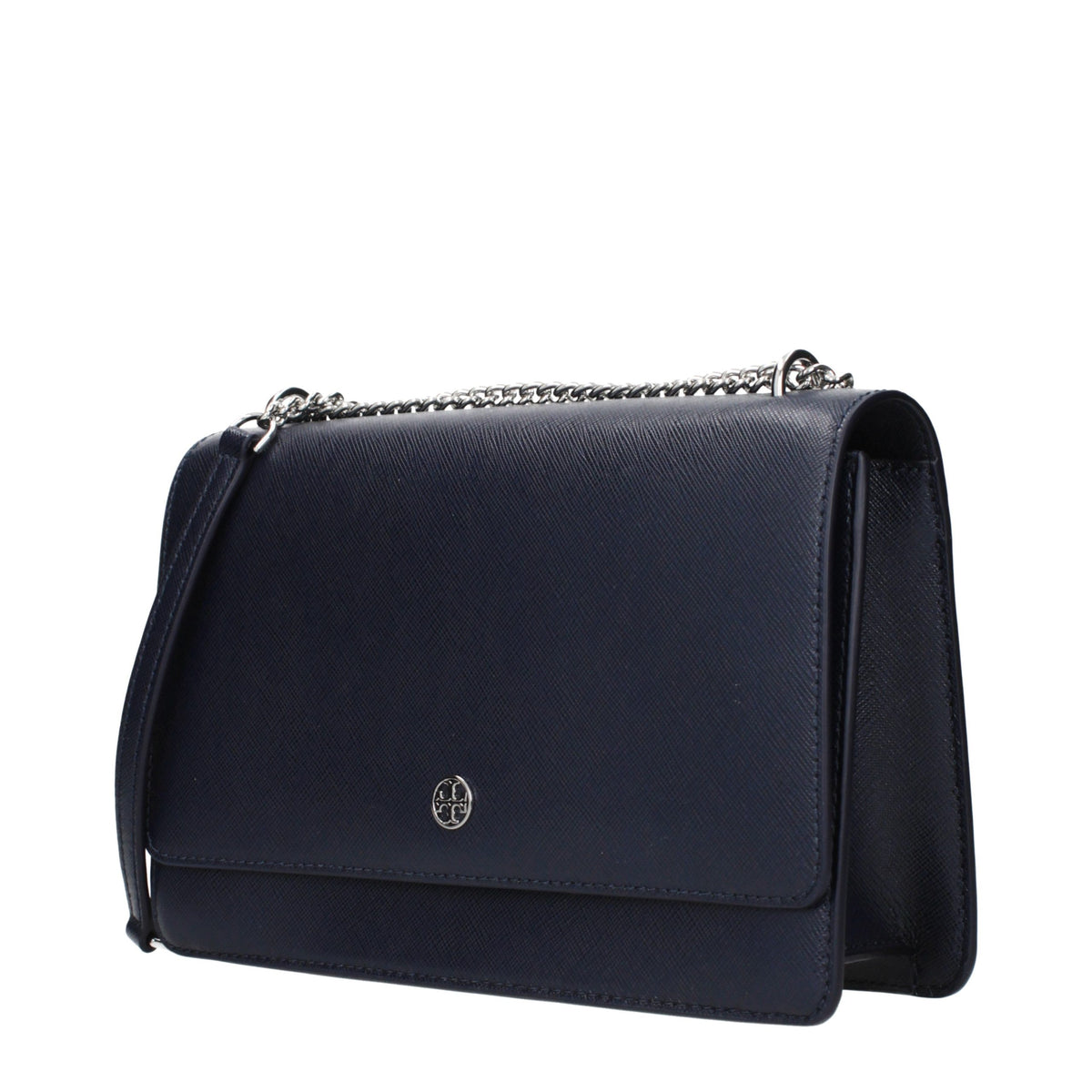 Tory Burch blue leather crossbody bag