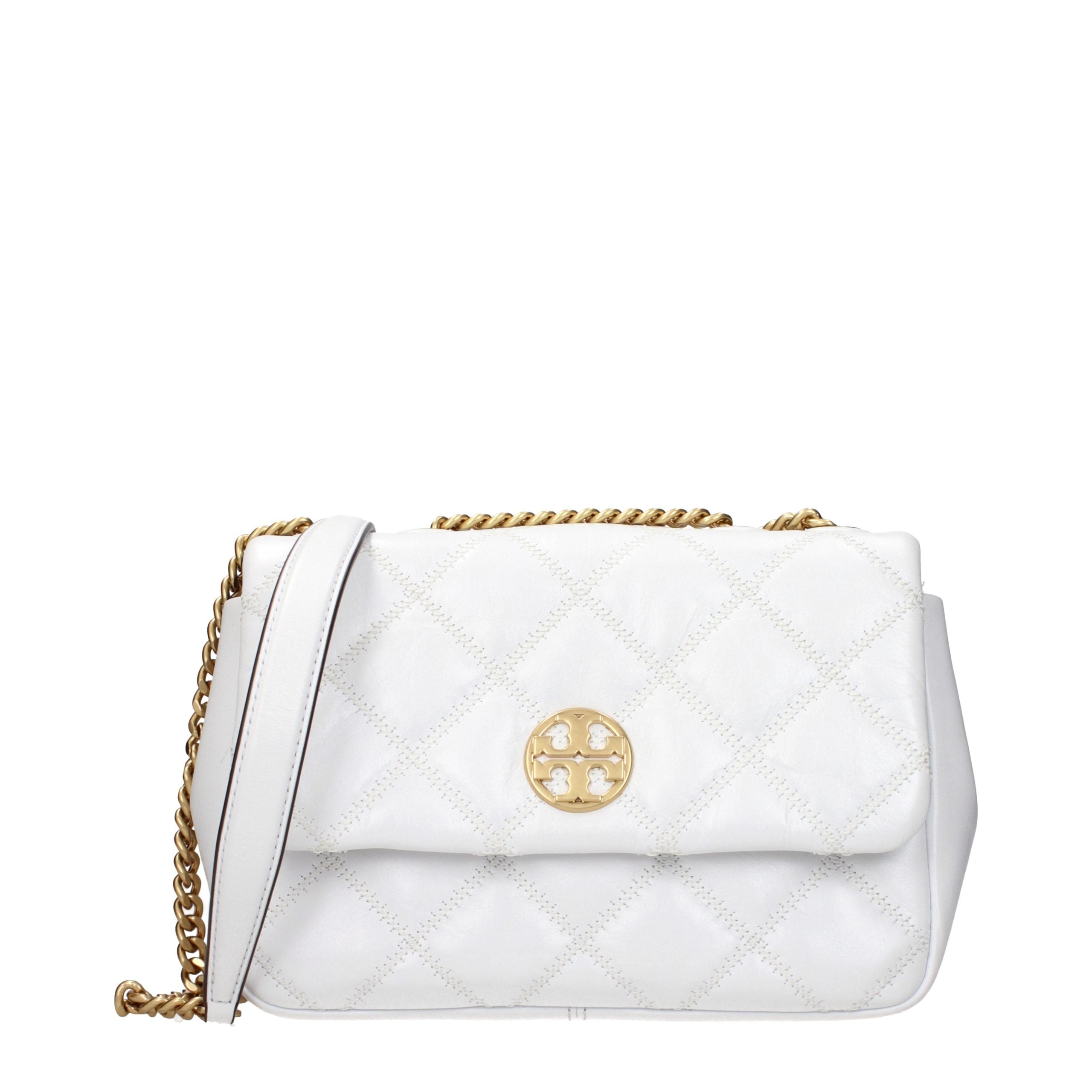 White Tory Burch leather shoulder bag