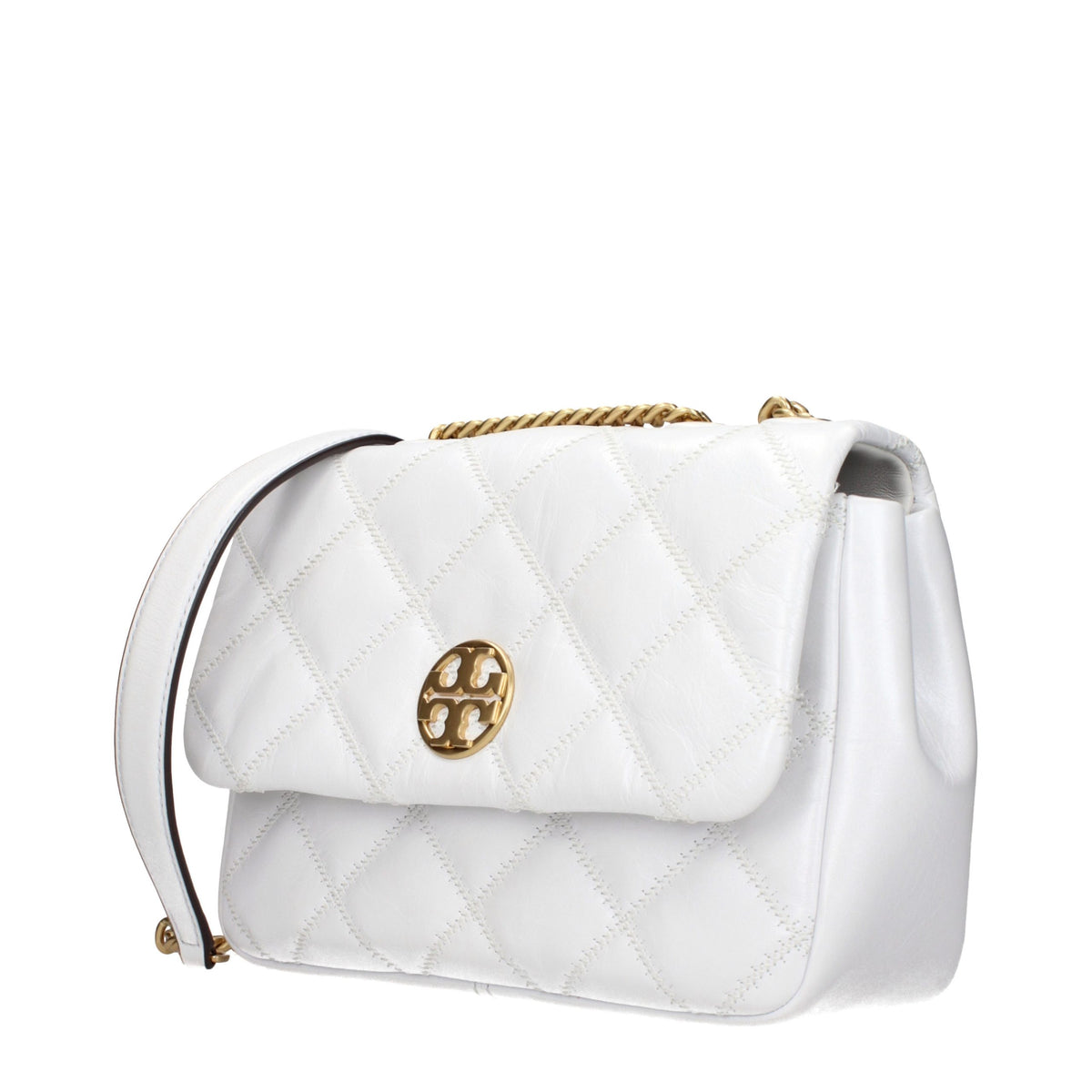 White Tory Burch leather shoulder bag