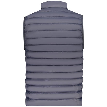 Cavalli Class blue men's polyamide vest
