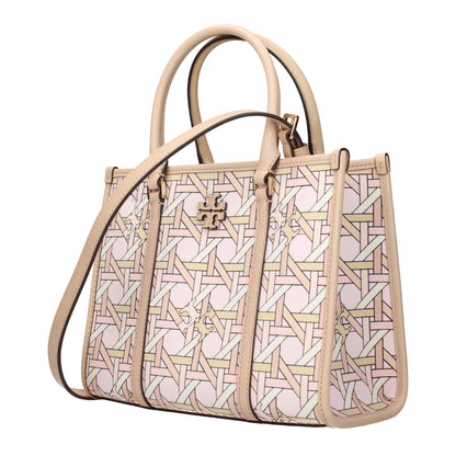 Tory Burch pink fabric handbag