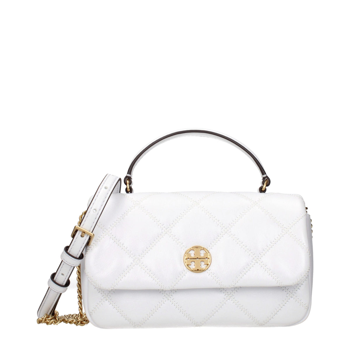 Tory Burch white leather handbag