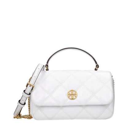 Tory Burch white leather handbag