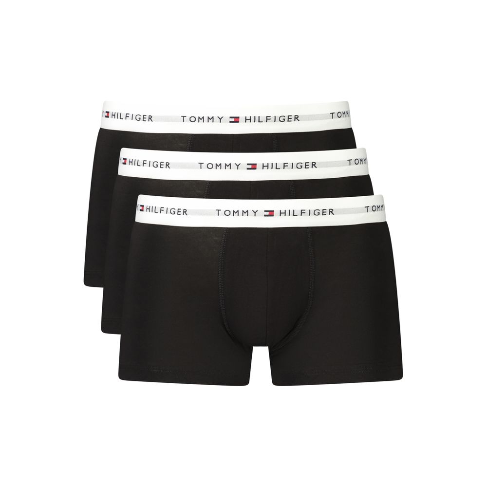 Black Tommy Hilfiger cotton boxer shorts, 3-pack