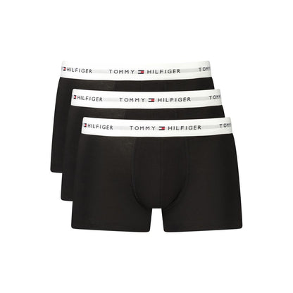 Black Tommy Hilfiger cotton boxer shorts, 3-pack