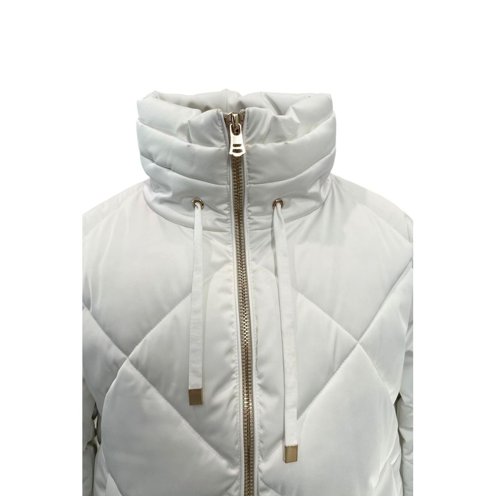 Baldinini Trend White Polyester Women Jacket