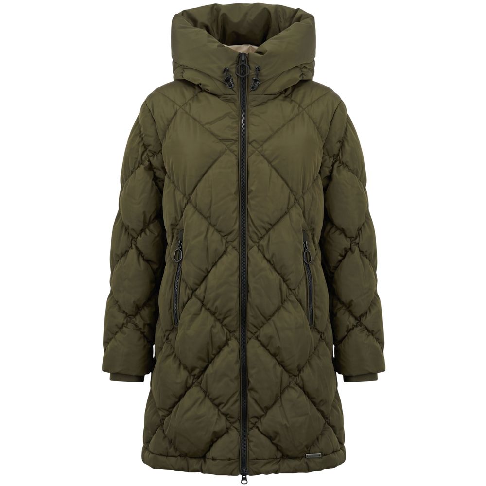 Baldinini Trend green polyester women's jacket