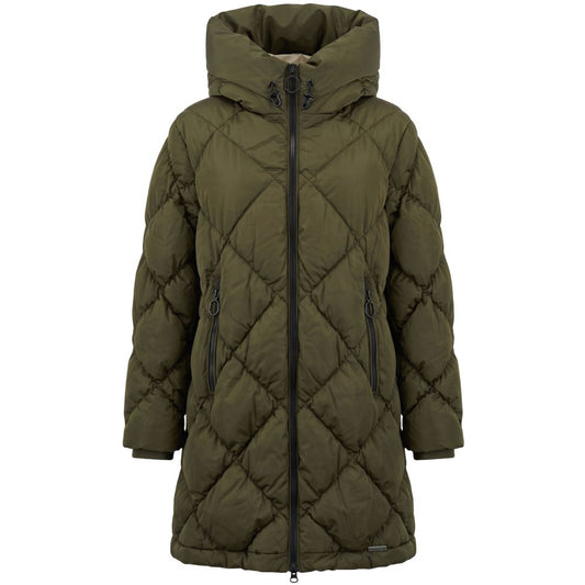 Baldinini Trend green polyester women's jacket