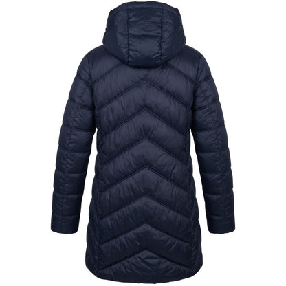 Blue Baldinini Trend long padded nylon women’s jacket