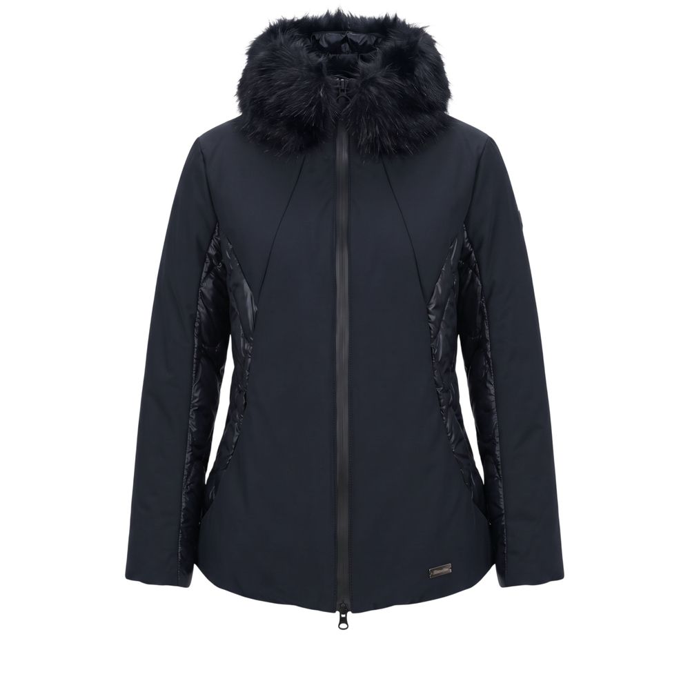 Blue Baldinini Trend nylon jacket for women