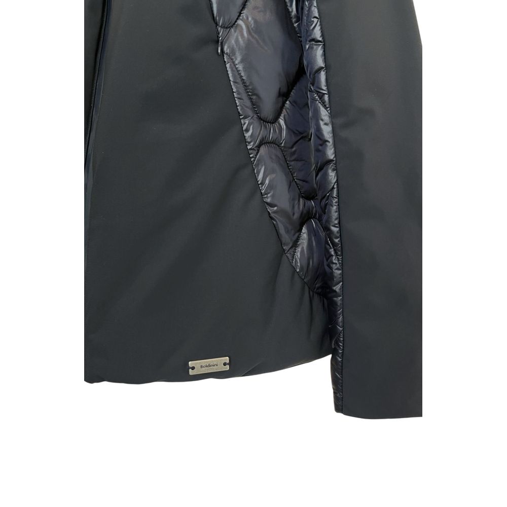 Blue Baldinini Trend nylon jacket for women