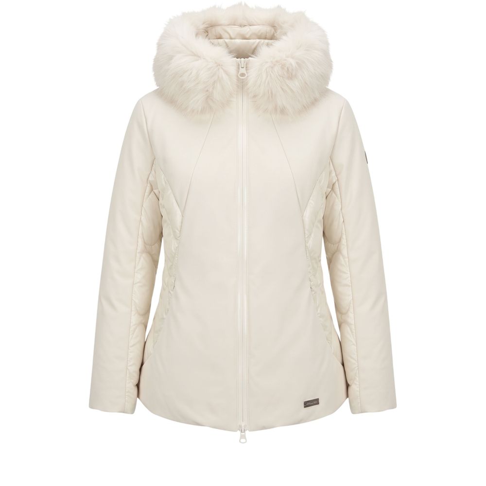 Baldinini Trend white nylon jacket