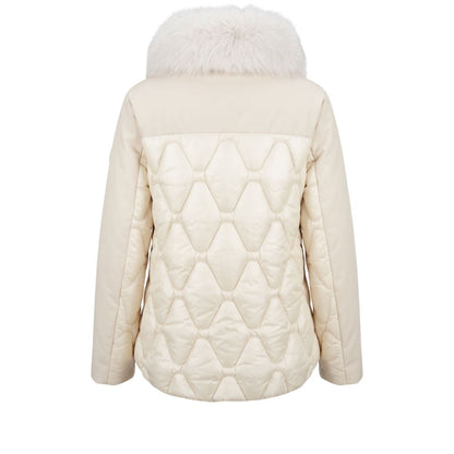 Baldinini Trend white nylon jacket