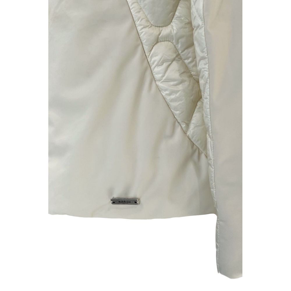Baldinini Trend white nylon jacket