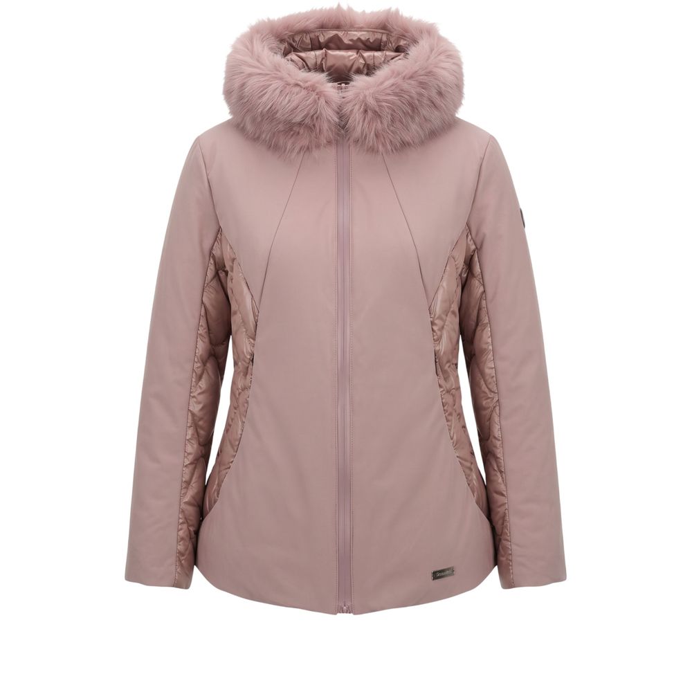 Baldinini Trend pink padded nylon jacket