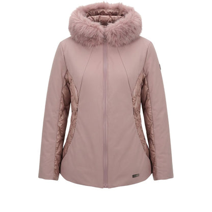 Baldinini Trend pink padded nylon jacket