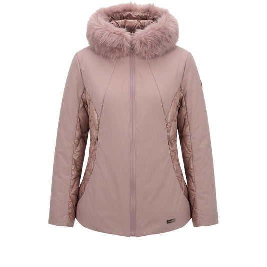 Baldinini Trend pink padded nylon jacket