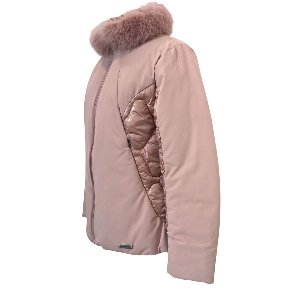 Baldinini Trend pink padded nylon jacket