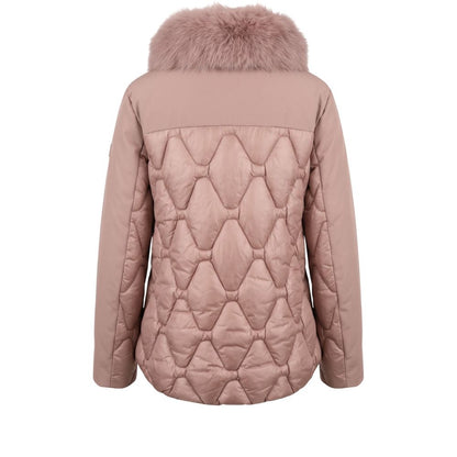 Baldinini Trend pink padded nylon jacket